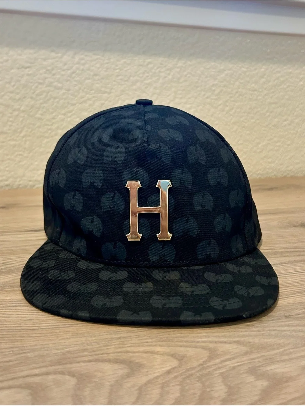 HUF Wu-Tang Clan Limited Hat Baseball Cap With Gold H RARE